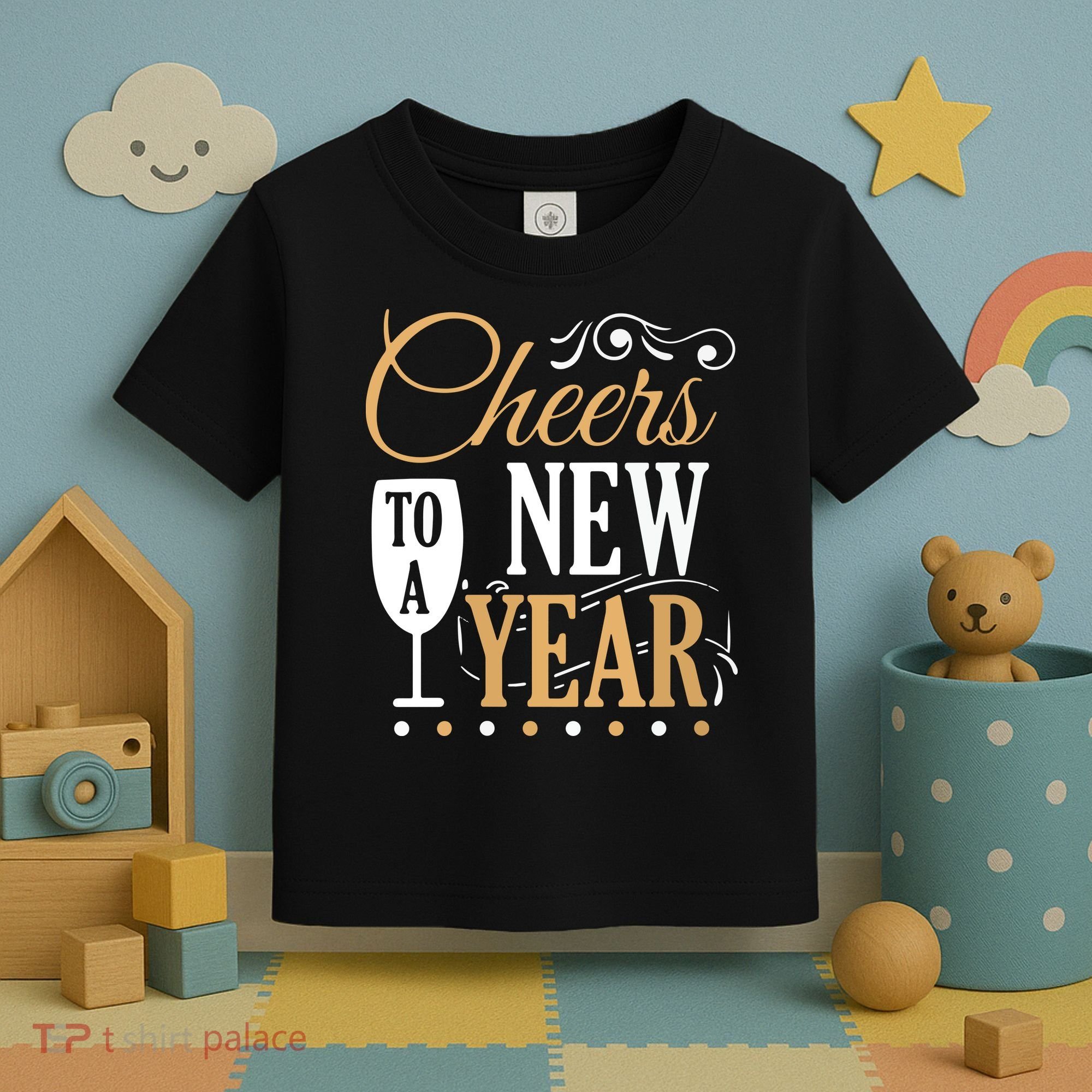Cheers To A New Year Toddler T-Shirt