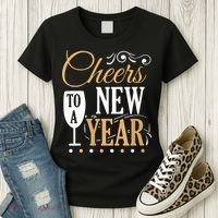 Cheers To A New Year Women's T-Shirt thumb 3