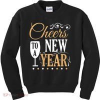 Cheers To A New Year Kids Sweatshirt thumb 0