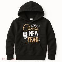 Cheers To A New Year Kids Hoodie thumb 0