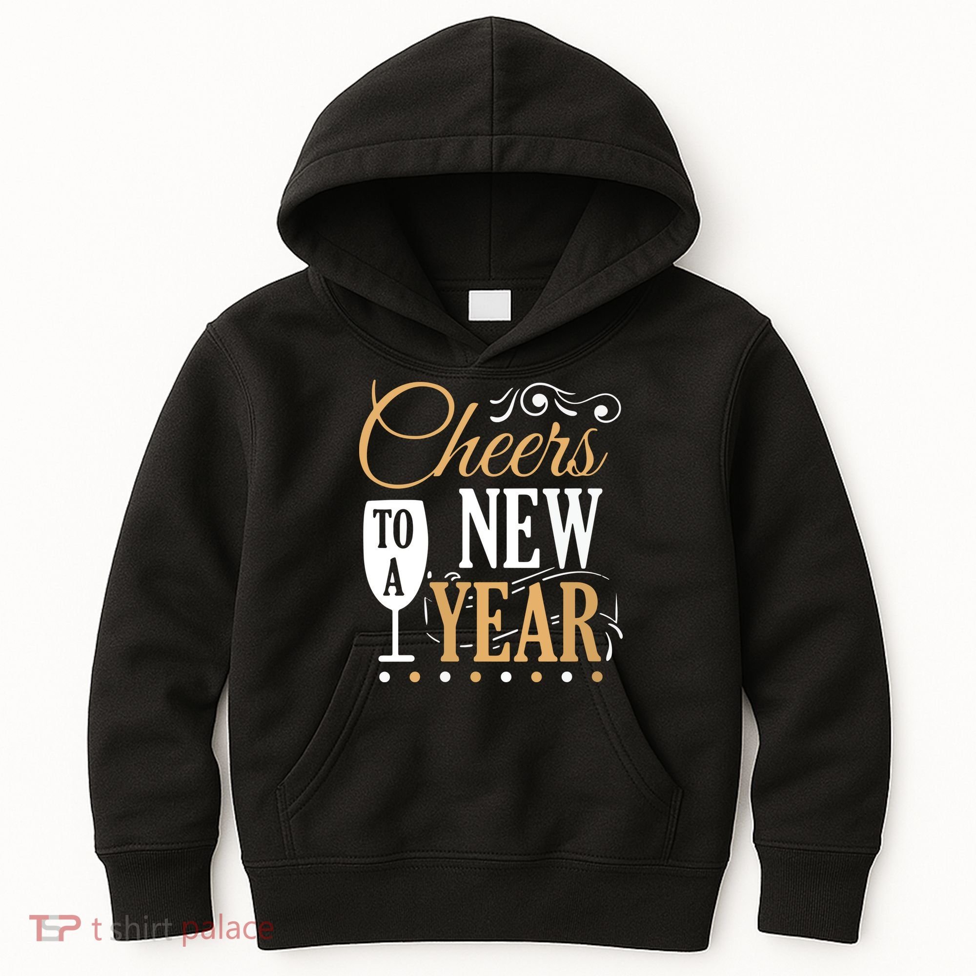 Cheers To A New Year Kids Hoodie