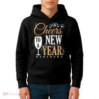 Cheers To A New Year Kids Hoodie thumb 4