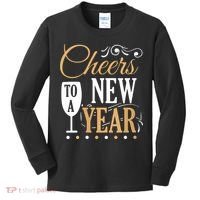 Cheers To A New Year Kids Long Sleeve Shirt thumb 0