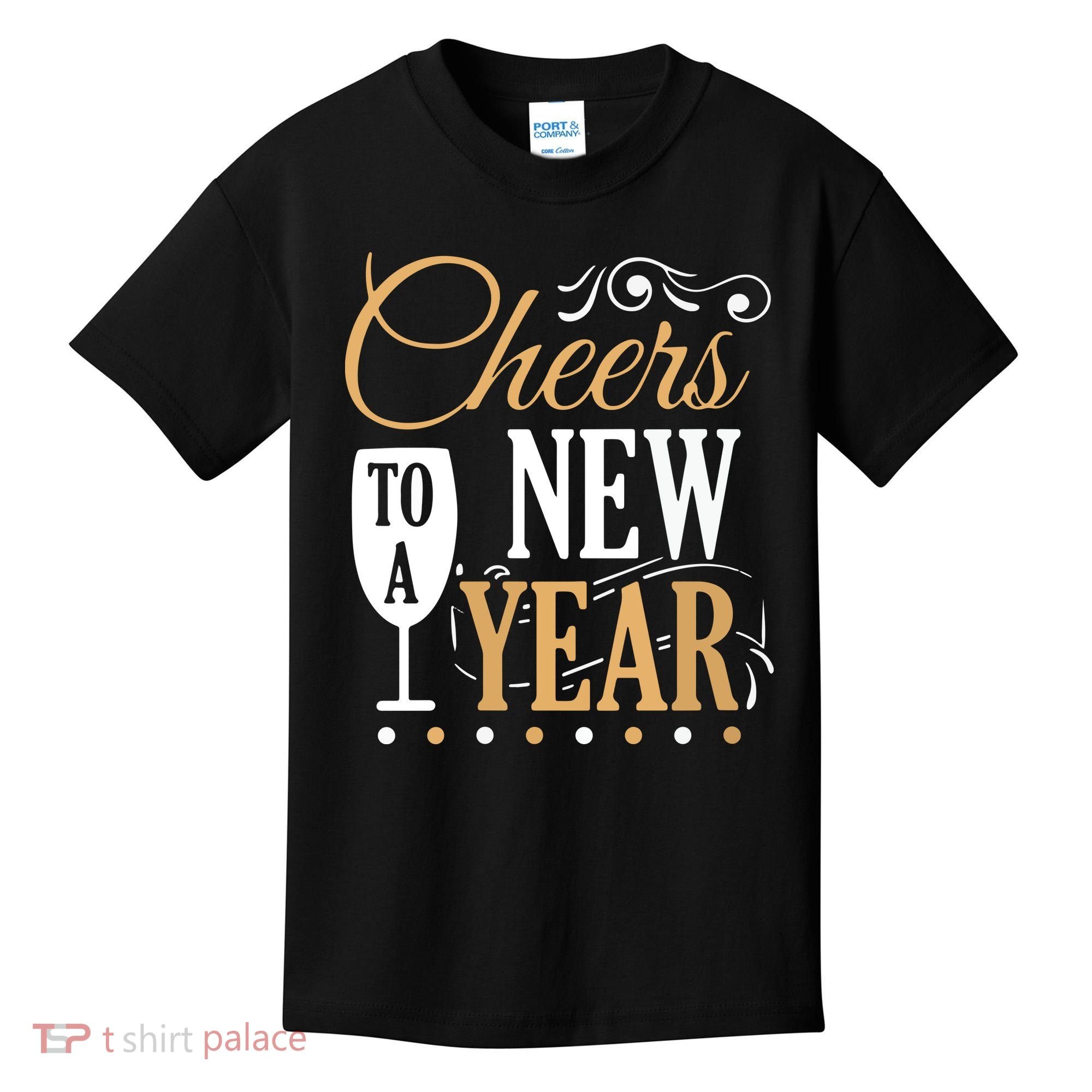 Cheers To A New Year Kids T-Shirt