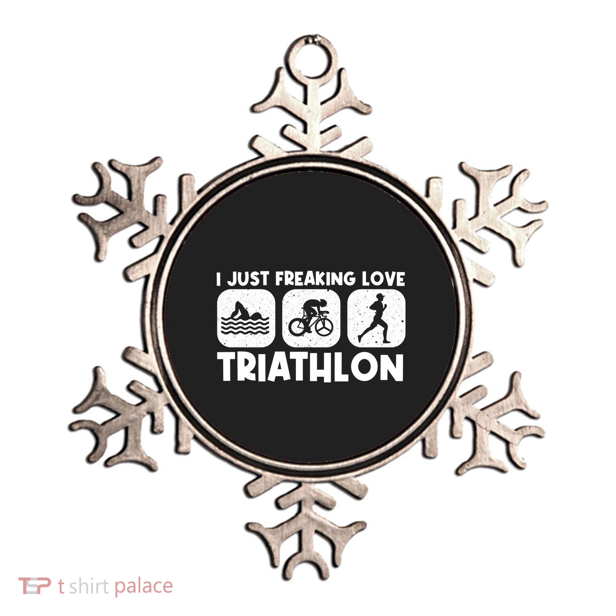 Cool Triathlon Art Triathlete Sport Triathlon Cute Gift Ornament