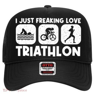 Cool Triathlon Art Triathlete Sport Triathlon Cute Gift Hat
