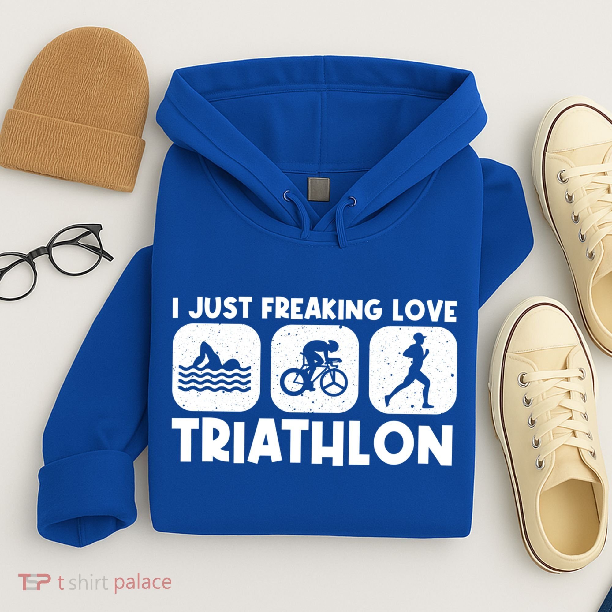 Cool Triathlon Art Triathlete Sport Triathlon Cute Gift Hoodie