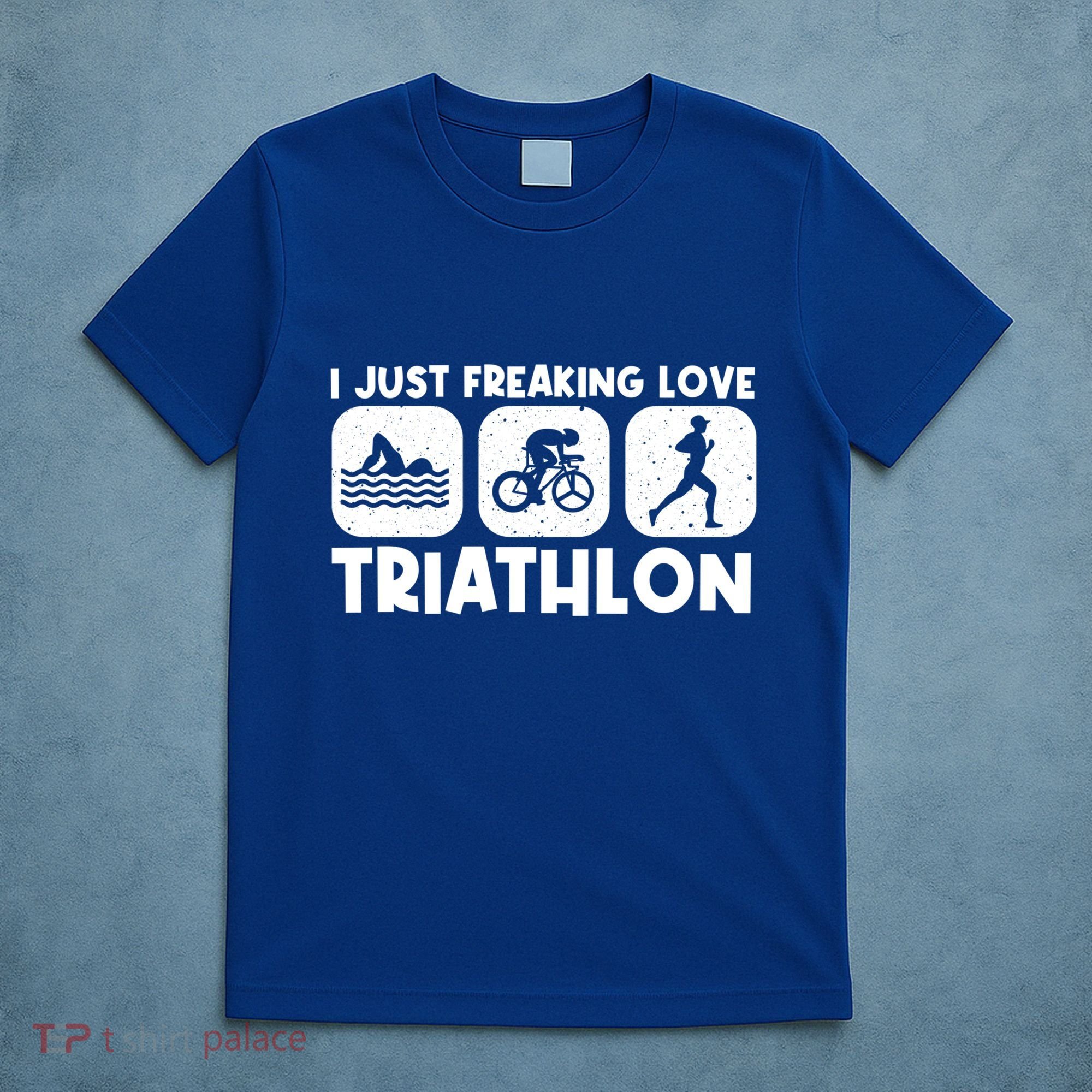 Cool Triathlon Art Triathlete Sport Triathlon Cute Gift T-Shirt