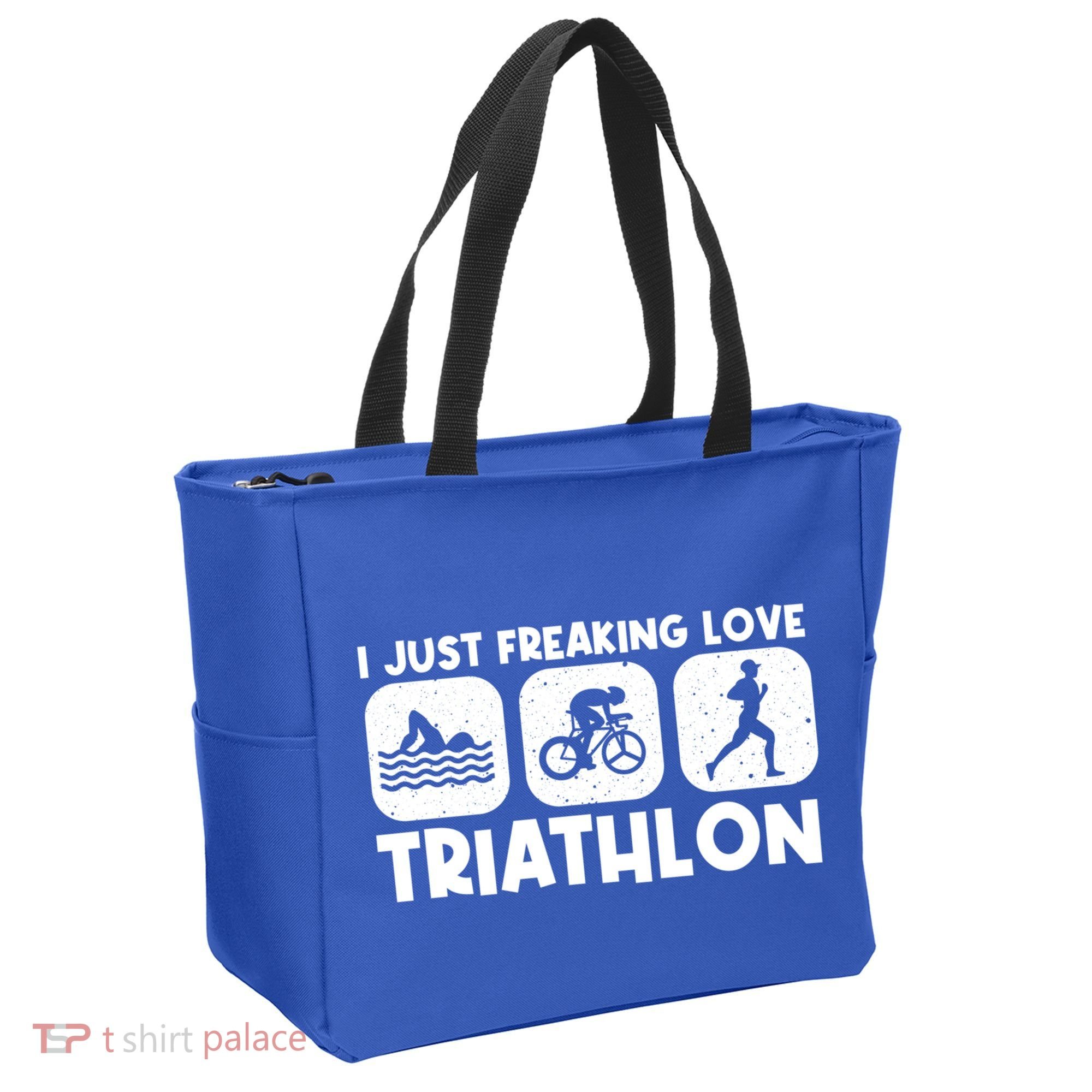 Cool Triathlon Art Triathlete Sport Triathlon Cute Gift Tote Bag