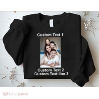 Custom Text Add Photo Picture Personalize Sweatshirt thumb 2