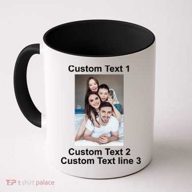 Custom Text Add Photo Picture Personalize Coffee Mug