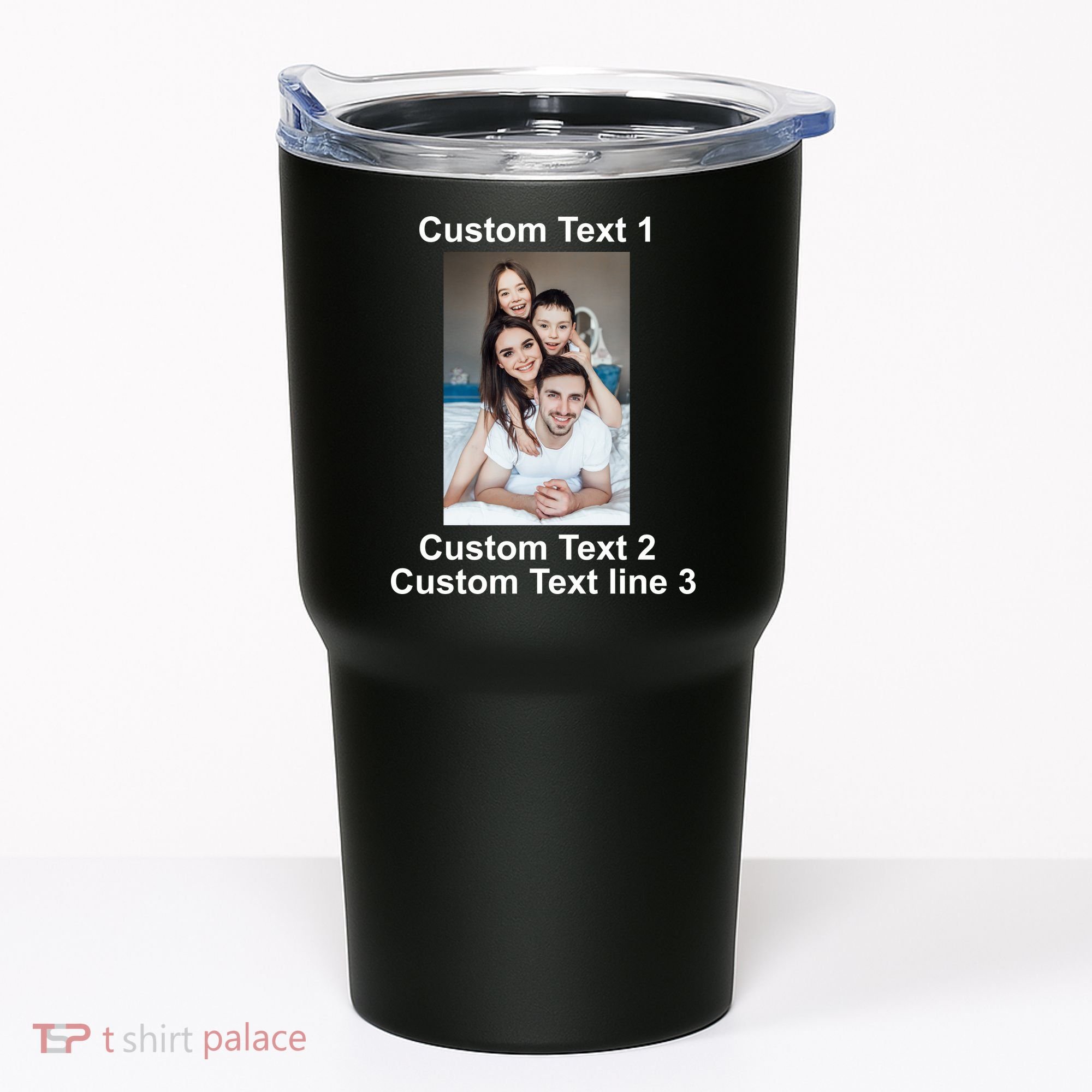 Custom Text Add Photo Picture Personalize Tumbler