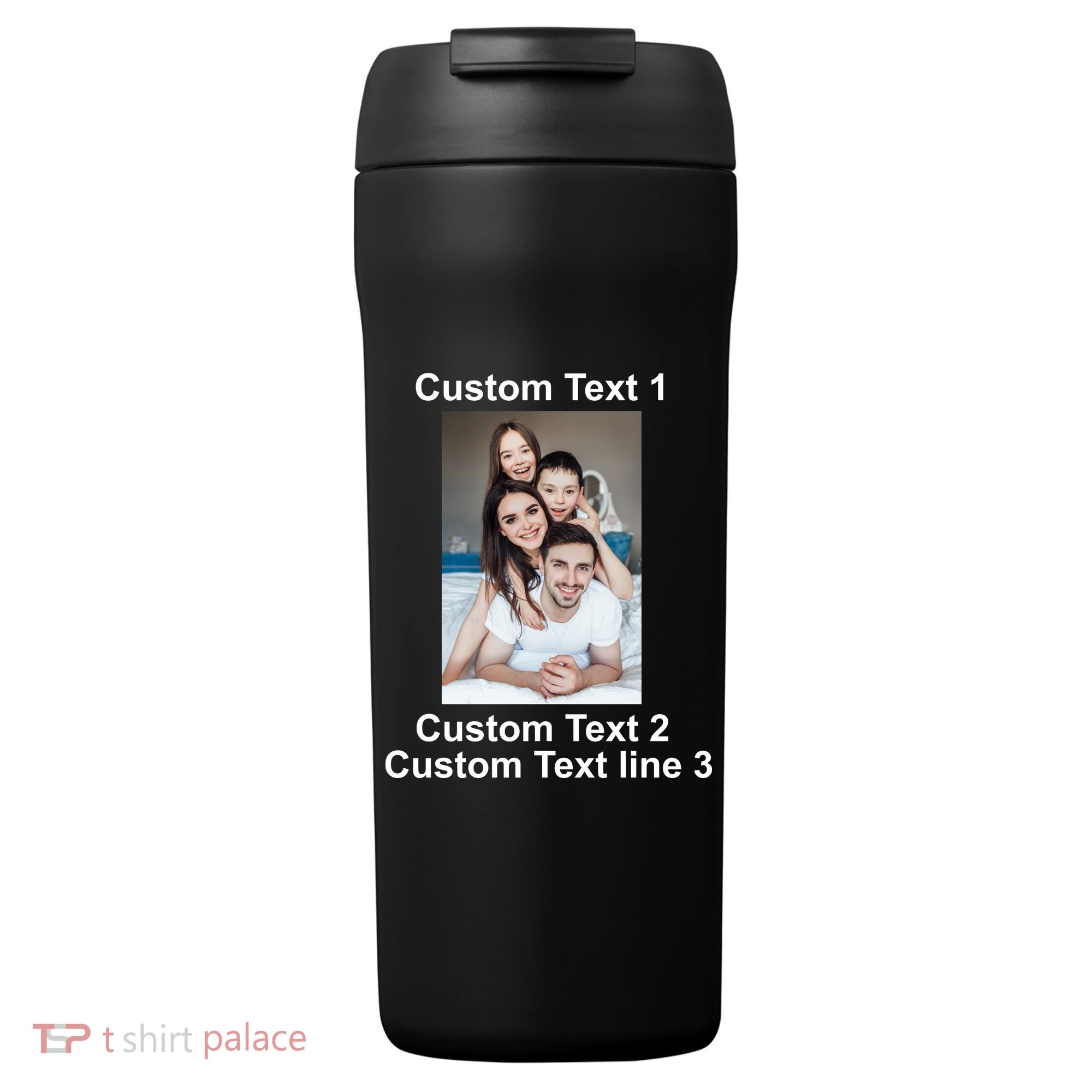 Custom Text Add Photo Picture Personalize 24oz Duet Stainless Steel Tumbler