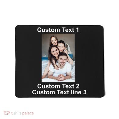 Custom Text Add Photo Picture Personalize Mousepad