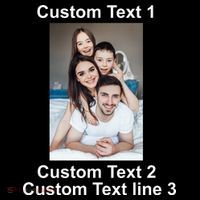 Custom Text Add Photo Picture Personalize Mousepad thumb 1