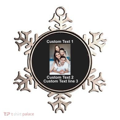 Custom Text Add Photo Picture Personalize Ornament