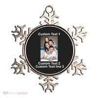Custom Text Add Photo Picture Personalize Ornament thumb 0