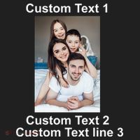 Custom Text Add Photo Picture Personalize Hat thumb 2