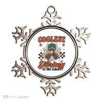 Coolest Turkey At The Table Thanksgiving Coolest Turkey Boy Ornament thumb 0