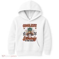 Coolest Turkey At The Table Thanksgiving Coolest Turkey Boy Kids Hoodie thumb 0