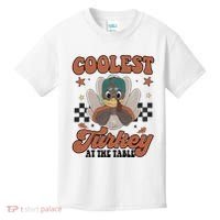 Coolest Turkey At The Table Thanksgiving Coolest Turkey Boy Kids T-Shirt thumb 0