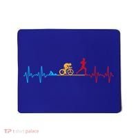 Cool Triathlon Art For Men Women Triathlete Endurance Sport Mousepad thumb 0
