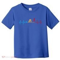 Cool Triathlon Art For Men Women Triathlete Endurance Sport Toddler T-Shirt thumb 0