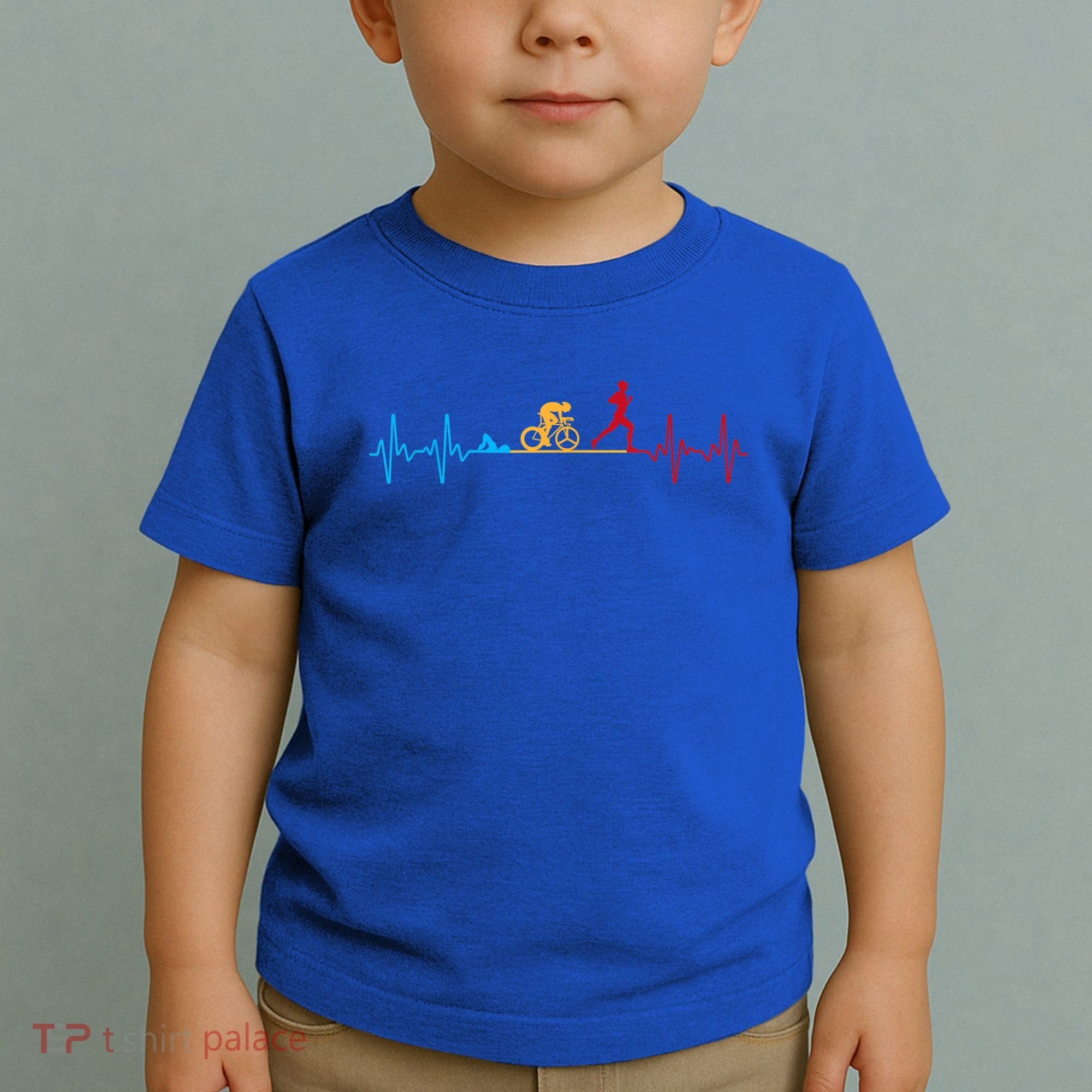 Cool Triathlon Art For Men Women Triathlete Endurance Sport Toddler T-Shirt