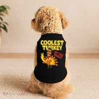 Coolest Turkey At The Table Thanksgiving Funny Doggie Tank thumb 2
