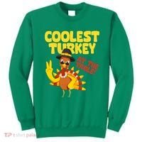 Coolest Turkey At The Table Thanksgiving Funny Sweatshirt thumb 0