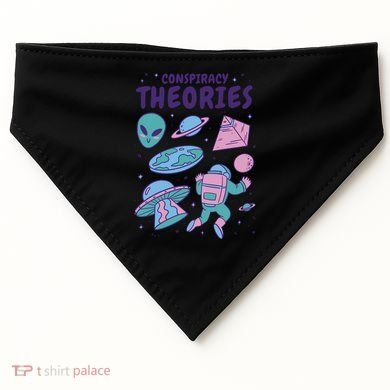 Conspiracy Theories Alien Space USA-Made Doggie Bandana