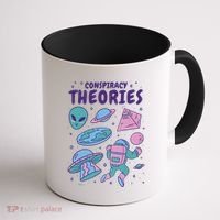 Conspiracy Theories Alien Space Coffee Mug thumb 1