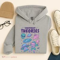 Conspiracy Theories Alien Space Hoodie thumb 4