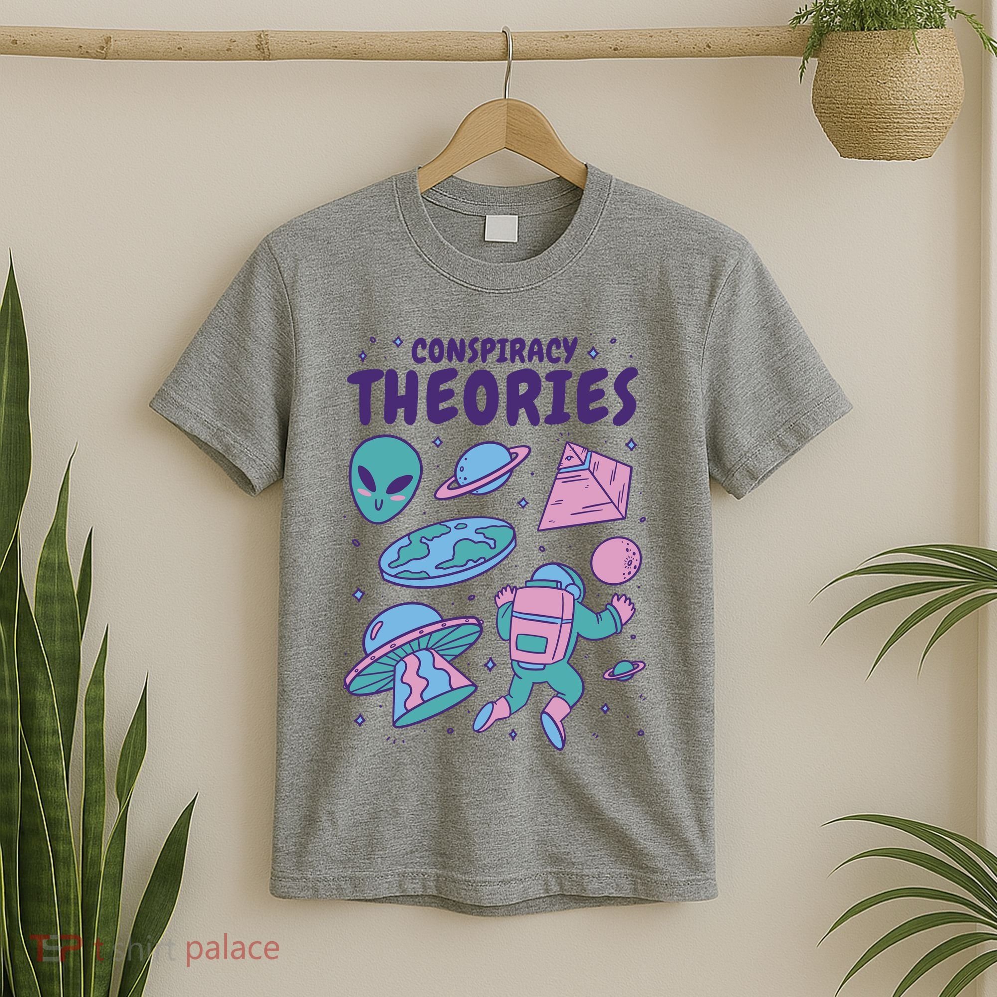 Conspiracy Theories Alien Space T-Shirt