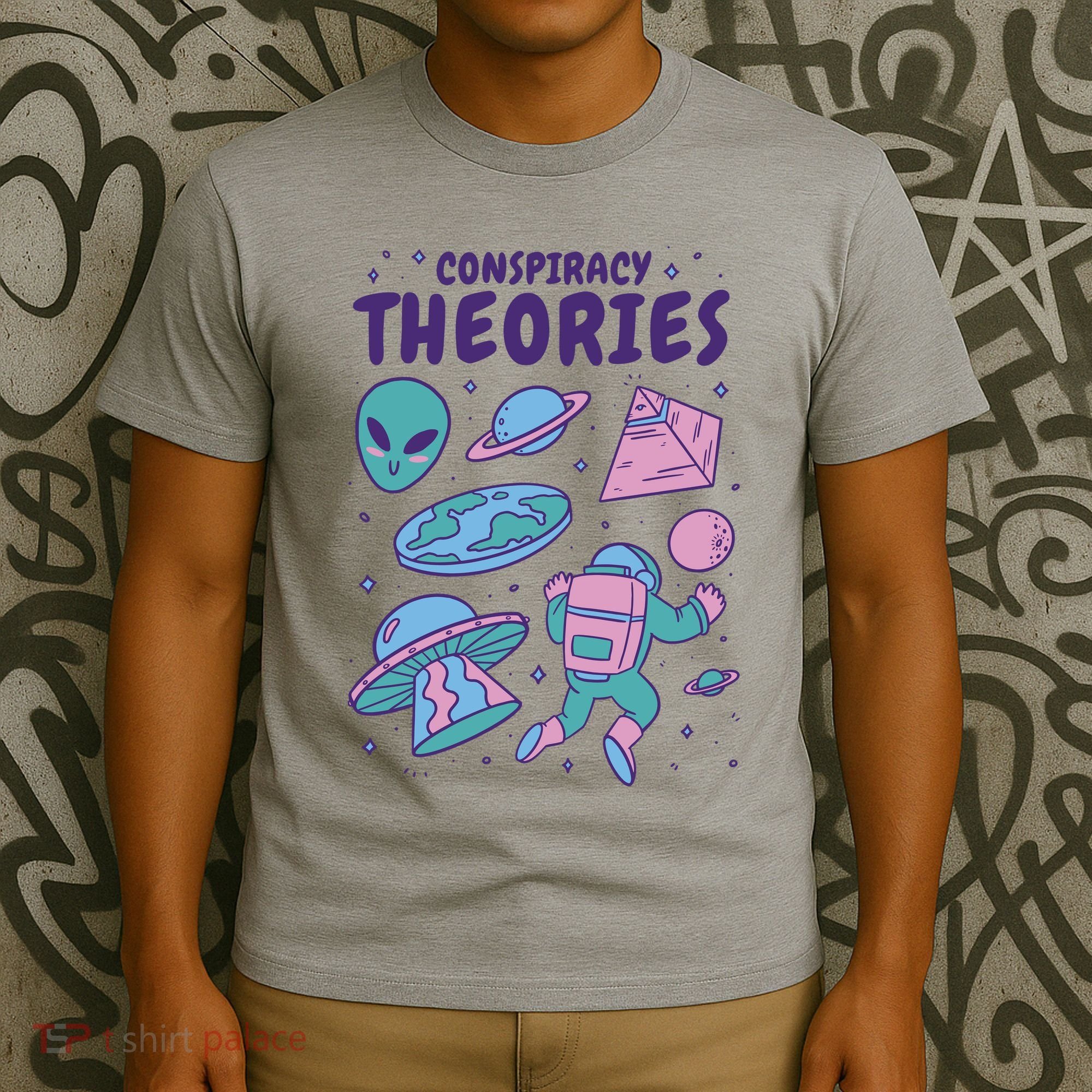 Conspiracy Theories Alien Space T-Shirt