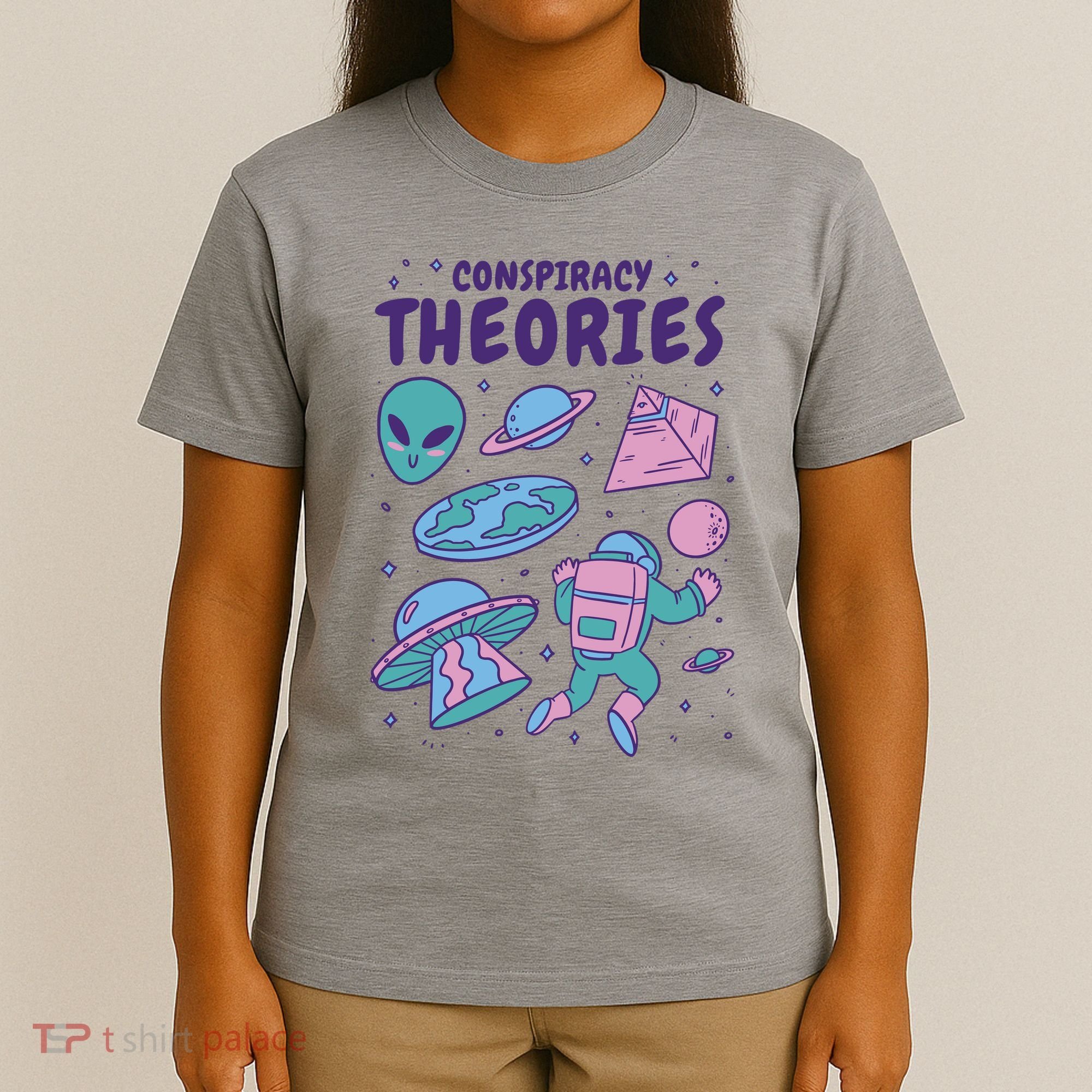 Conspiracy Theories Alien Space T-Shirt