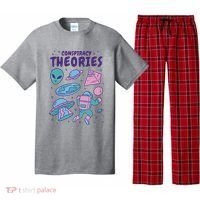 Conspiracy Theories Alien Space Pajama Set thumb 0