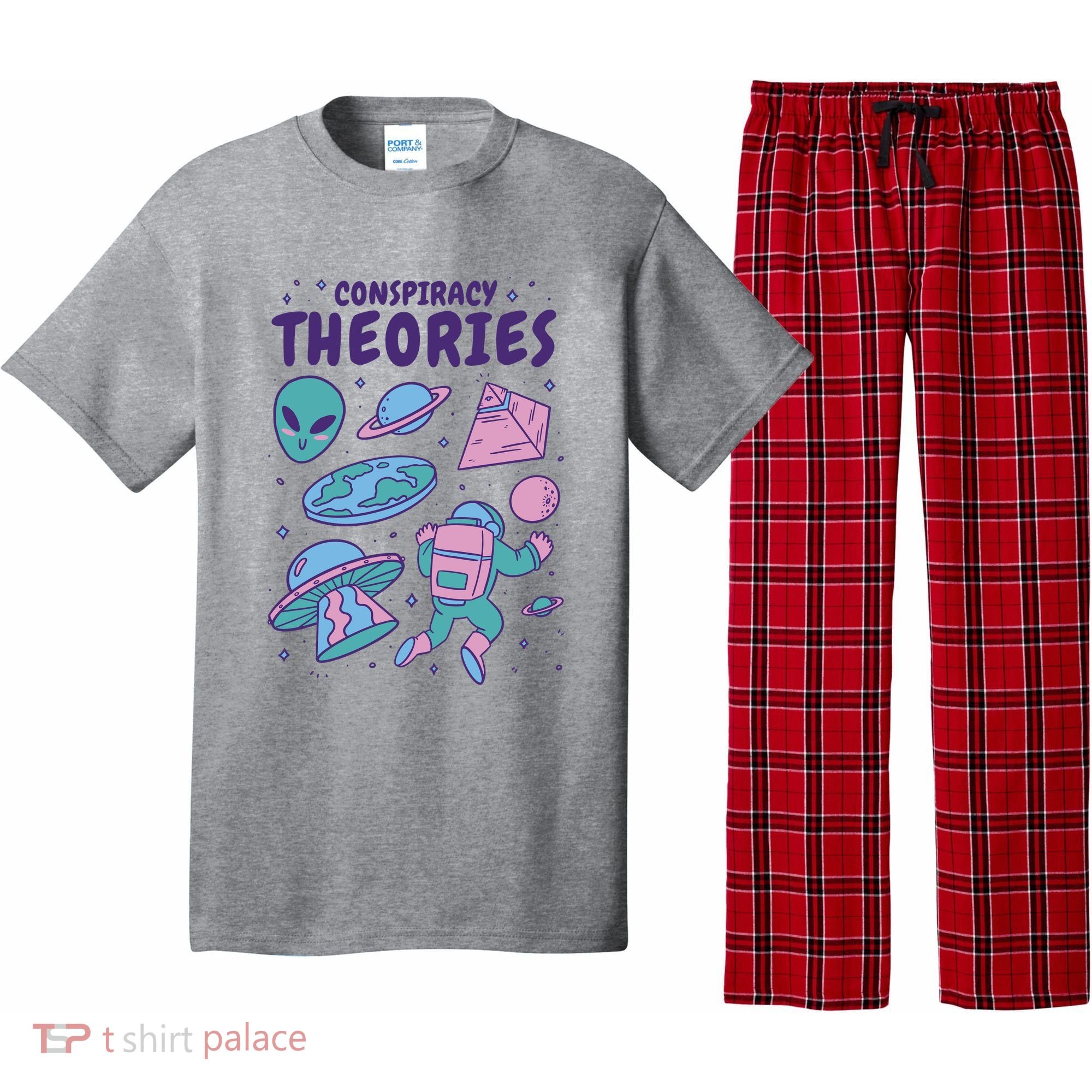 Conspiracy Theories Alien Space Pajama Set