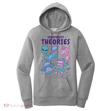 Conspiracy Theories Alien Space Women's Hoodie