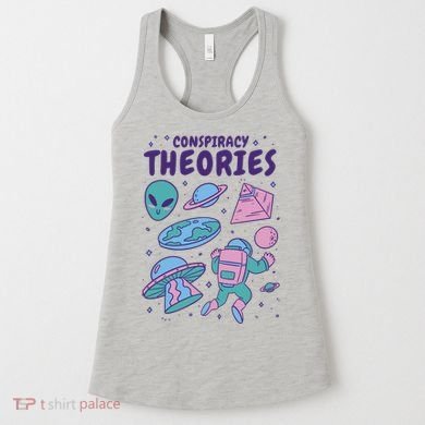 Conspiracy Theories Alien Space Women's Tank Top