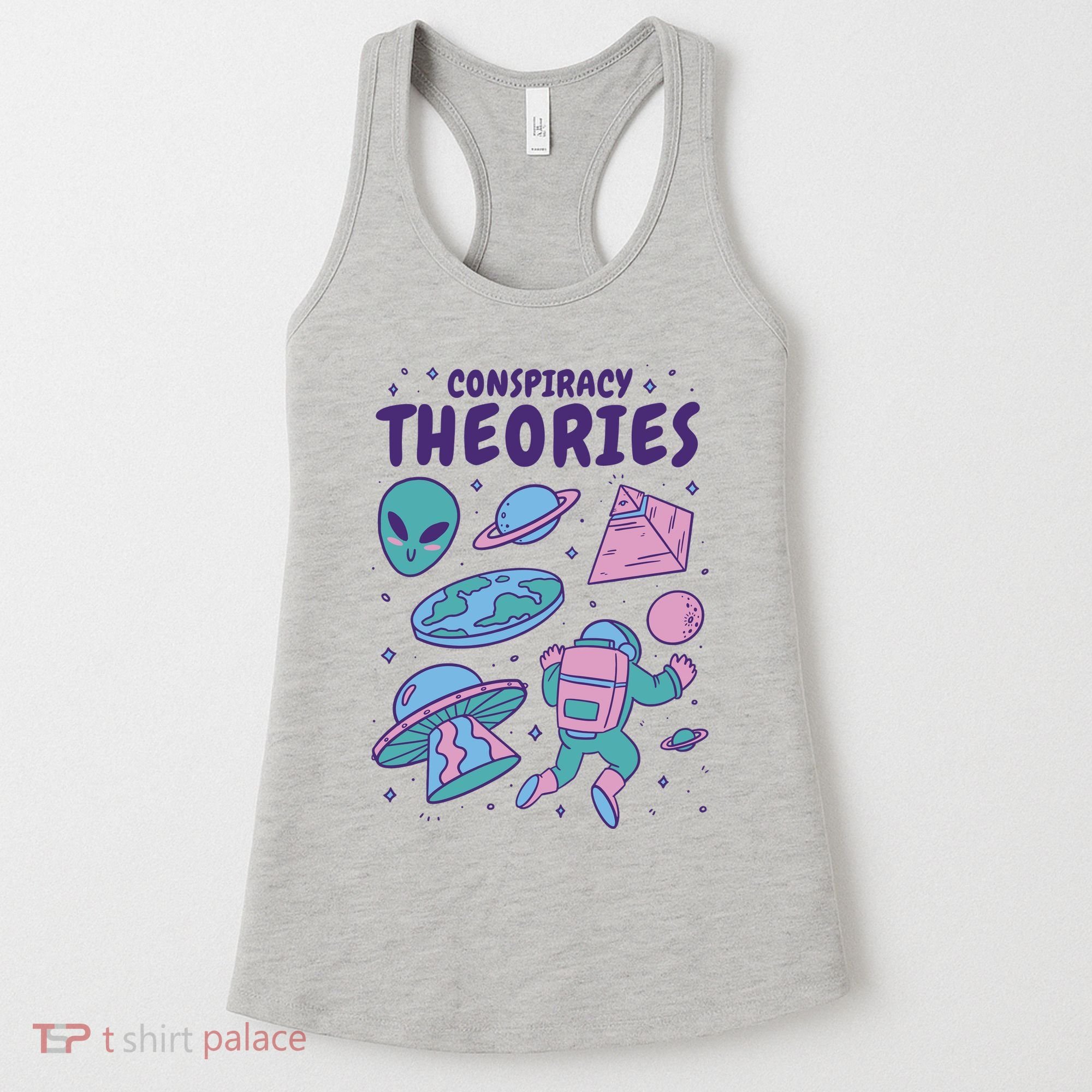 Conspiracy Theories Alien Space Women's Tank Top