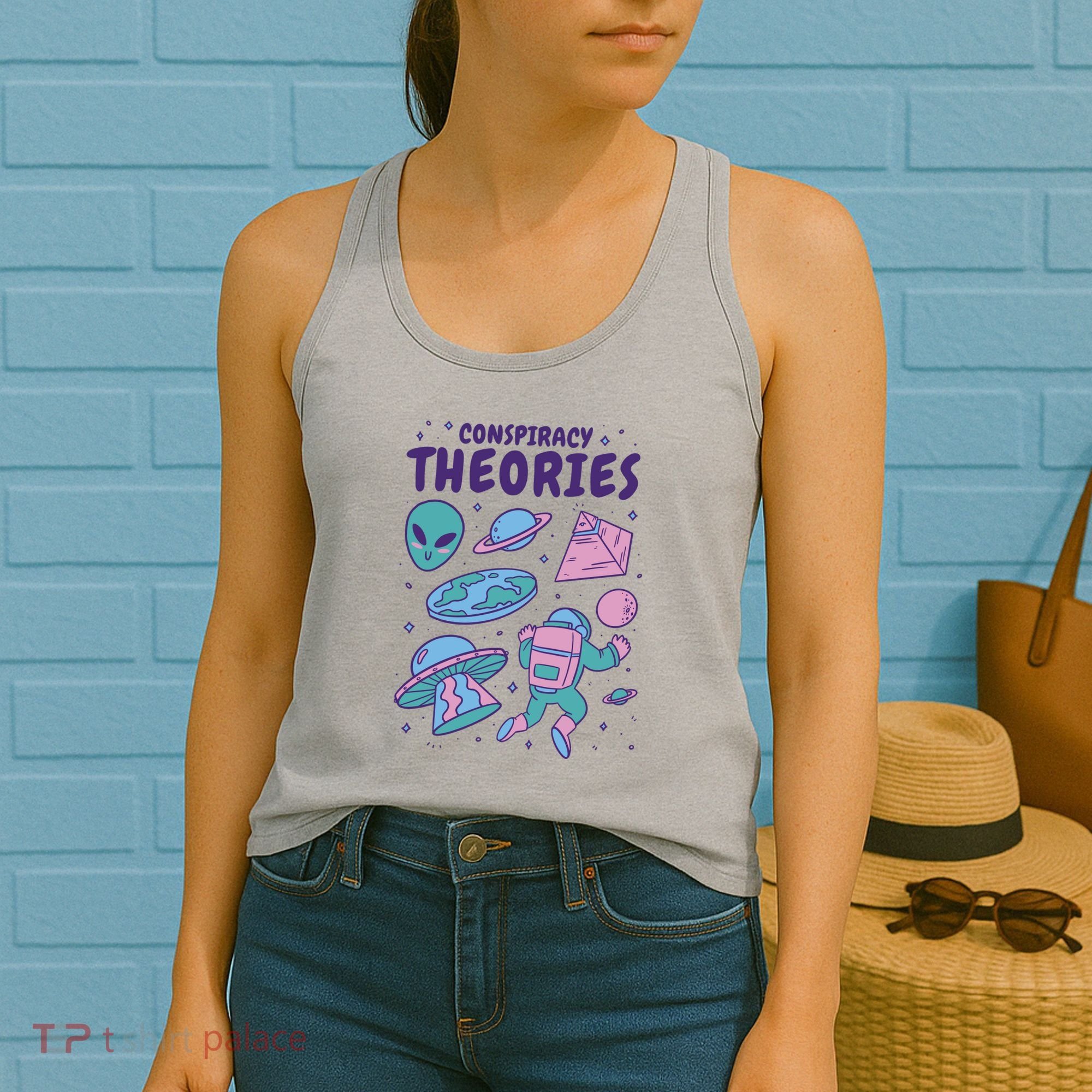 Conspiracy Theories Alien Space Women's Tank Top