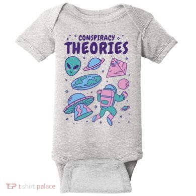 Conspiracy Theories Alien Space Baby Bodysuit