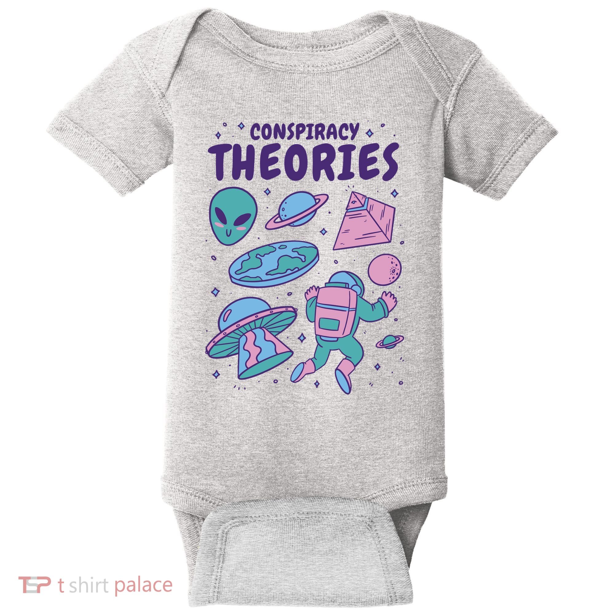 Conspiracy Theories Alien Space Baby Bodysuit
