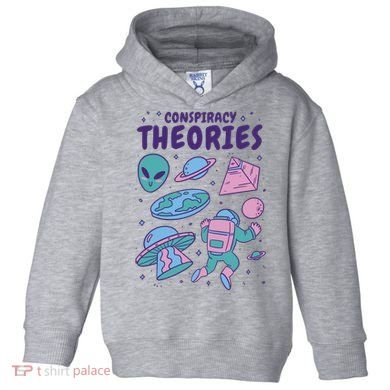 Conspiracy Theories Alien Space Toddler Hoodie