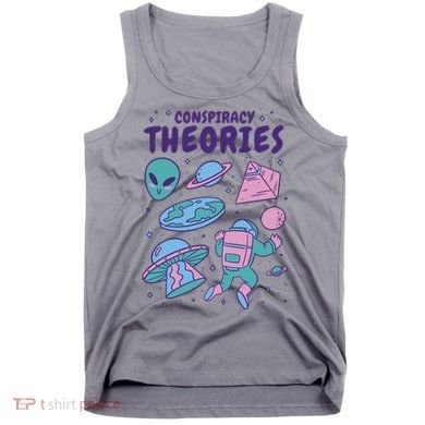 Conspiracy Theories Alien Space Tank Top