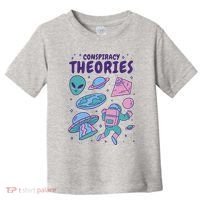 Conspiracy Theories Alien Space Toddler T-Shirt thumb 0