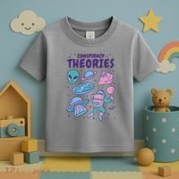 Conspiracy Theories Alien Space Toddler T-Shirt thumb 3