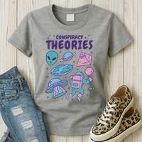 Conspiracy Theories Alien Space Women's T-Shirt thumb 3