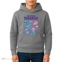 Conspiracy Theories Alien Space Kids Hoodie thumb 4